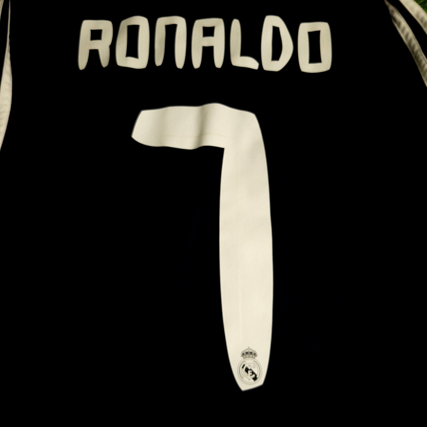 Cristiano Ronaldo Real Madrid 2010 2011 Away Soccer Jersey Shirt L SKU# P95985