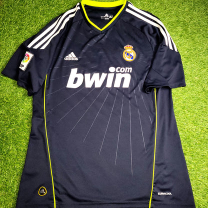 Cristiano Ronaldo Real Madrid 2010 2011 Away Soccer Jersey Shirt L SKU# P95985