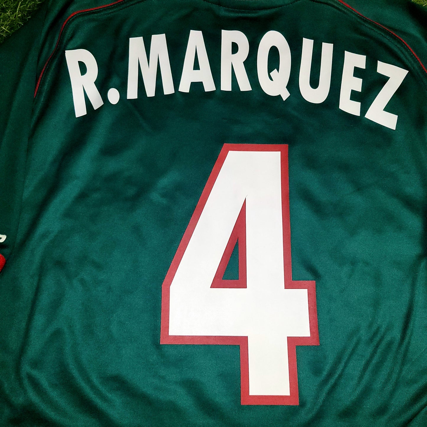 Marquez Mexico Atletica 2002 WORLD CUP Soccer Home Jersey Shirt M