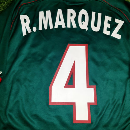 Marquez Mexico Atletica 2002 WORLD CUP Soccer Home Jersey Shirt M
