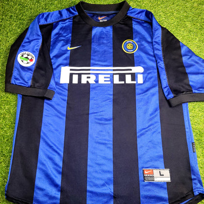 Ronaldo Inter Milan 1999 2000 Soccer Jersey Shirt L