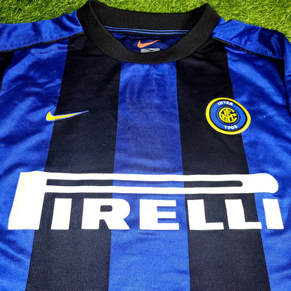 Ronaldo Inter Milan 1999 2000 Soccer Jersey Shirt L