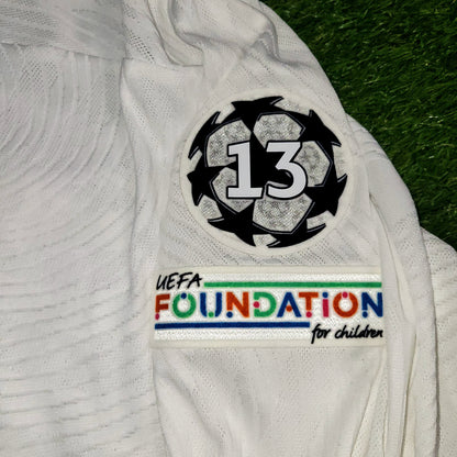 Kroos Real Madrid 2021 2022 UEFA FINAL PLAYER ISSUE Long Sleeve Soccer Jersey XL SKU# GR3995