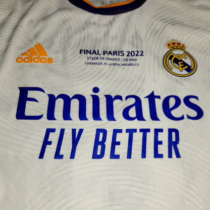 Kroos Real Madrid 2021 2022 UEFA FINAL PLAYER ISSUE Long Sleeve Soccer Jersey XL SKU# GR3995