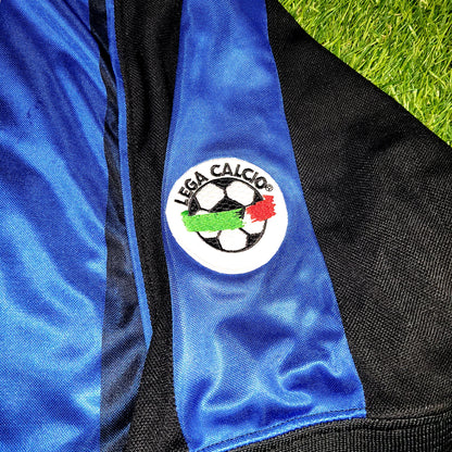 Ronaldo Inter Milan 2000 2001 Home Soccer Jersey Shirt L