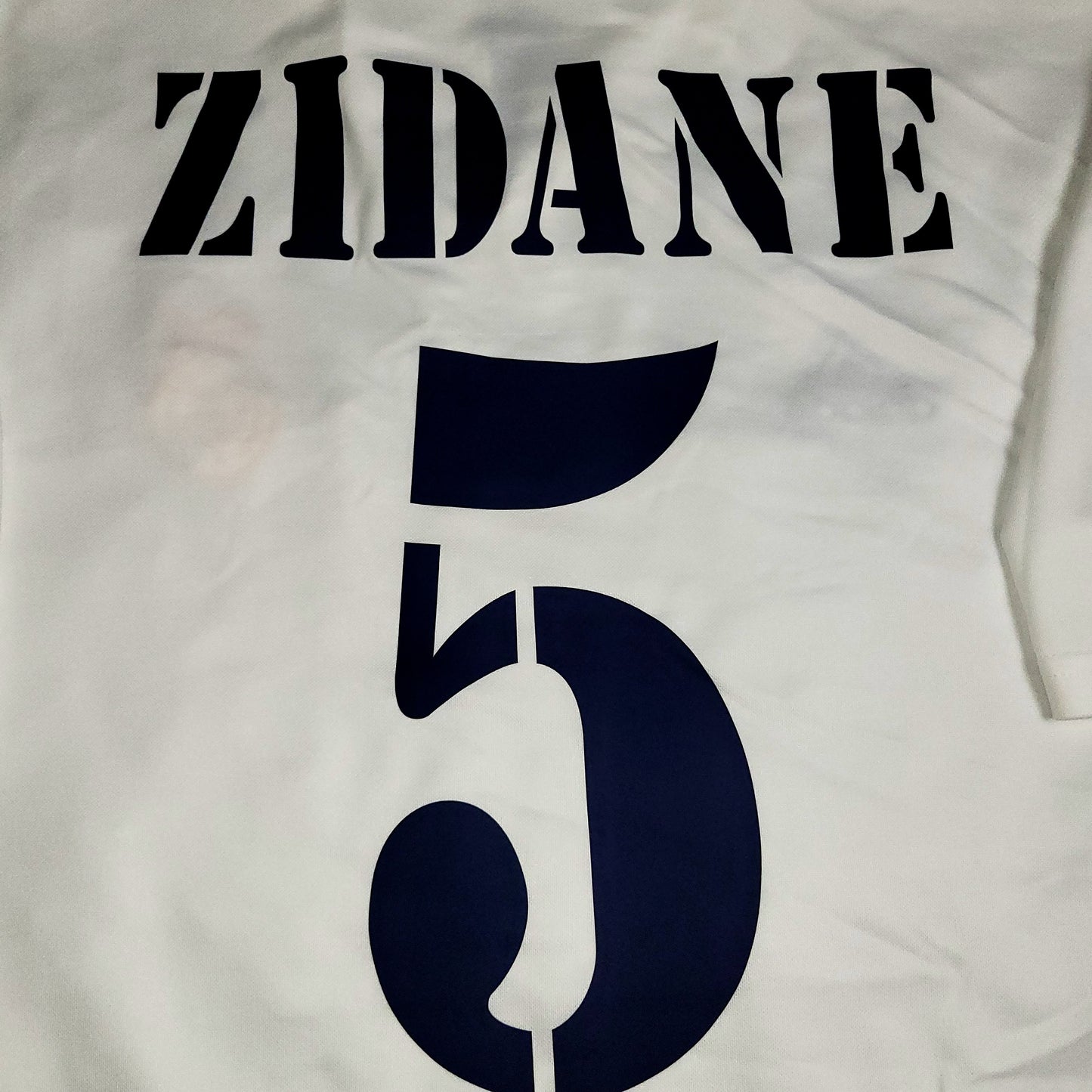 Zidane Real Madrid DEBUT CENTENARY SEASON 2001 2002 Home Soccer Jersey Shirt L SKU# 156653 ASR001
