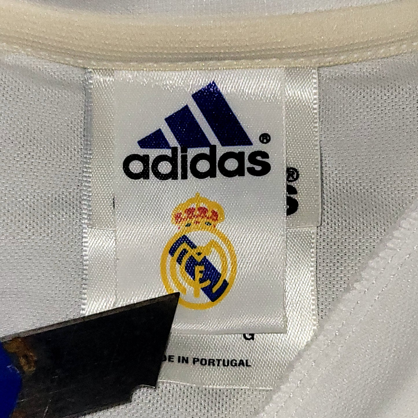 Zidane Real Madrid DEBUT CENTENARY SEASON 2001 2002 Home Soccer Jersey Shirt L SKU# 156653 ASR001