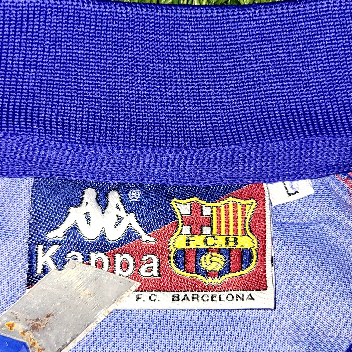 Ronaldo Kappa Barcelona 1996 1997 Home Soccer Jersey Shirt L
