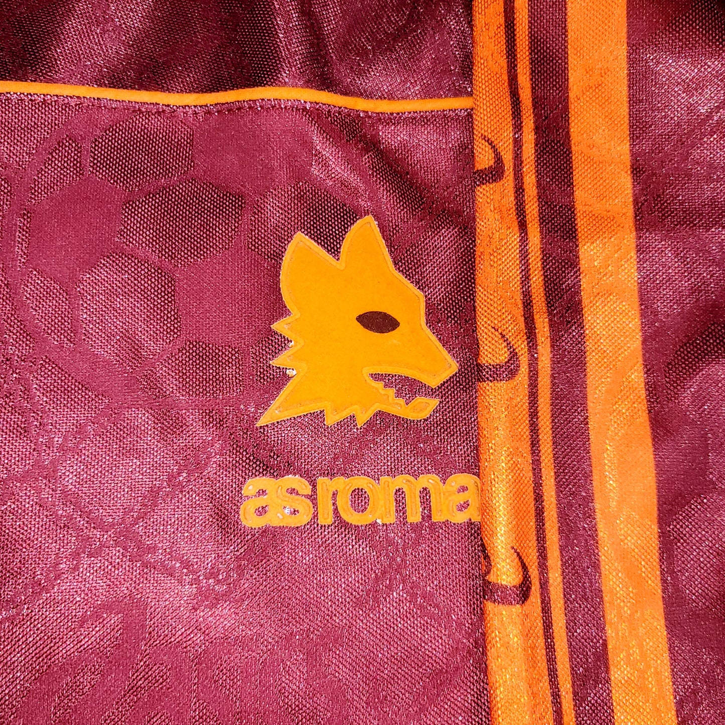 Totti As Roma Asics 1995 1996 Soccer Jersey Shirt XL