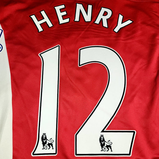 Henry Arsenal 2011 2012 Long Sleeve Soccer Jersey Shirt L SKU# 423981-620