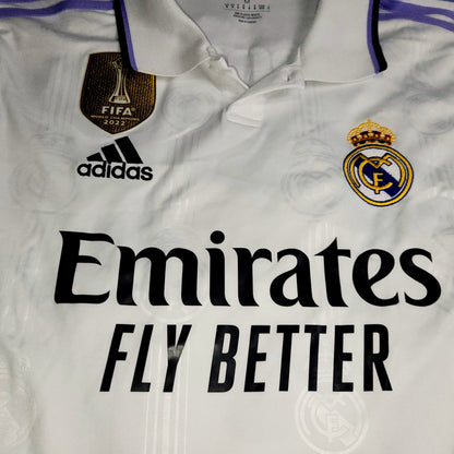 Kroos Real Madrid 2022 2023 UEFA Long Sleeve Soccer Jersey Shirt M SKU# HA2666