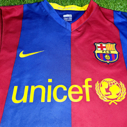 Ronaldinho Barcelona 2006 2007 Home Soccer Jersey Shirt M SKU# 146980-426