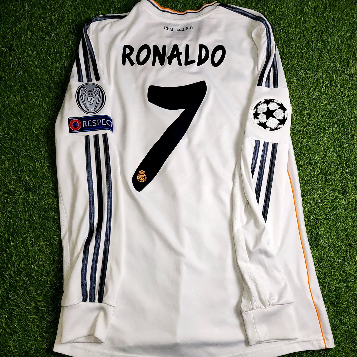 Cristiano Ronaldo Real Madrid UEFA FINAL 2013 2014 Soccer Jersey Shirt M SKU# G81098