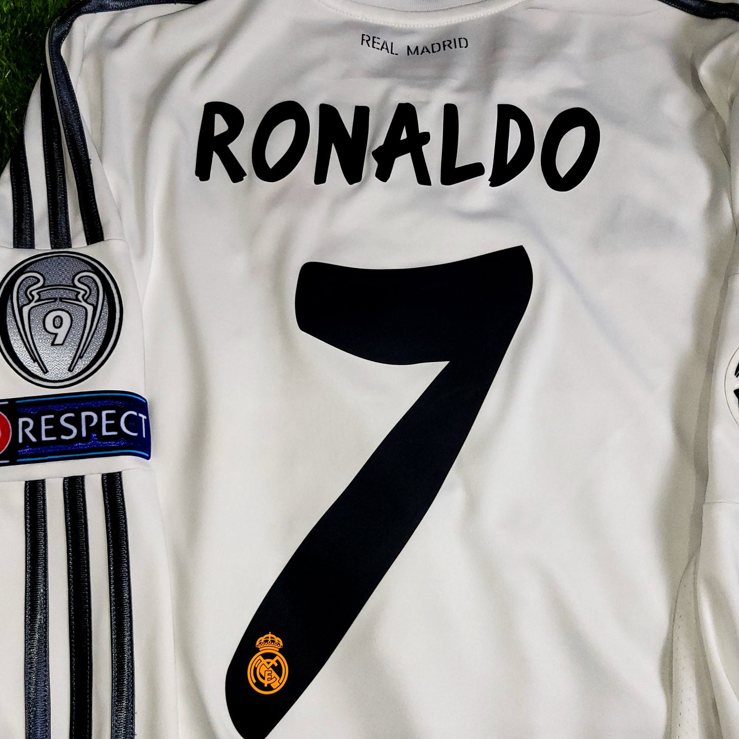 Cristiano Ronaldo Real Madrid UEFA FINAL 2013 2014 Soccer Jersey Shirt M SKU# G81098