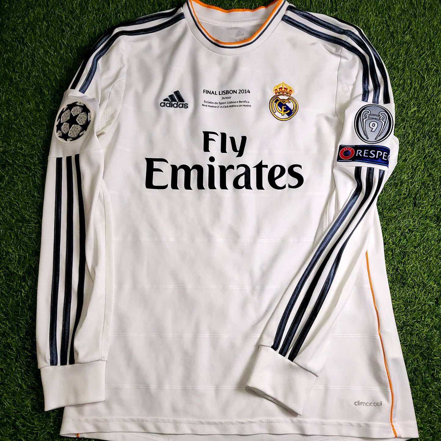Cristiano Ronaldo Real Madrid UEFA FINAL 2013 2014 Soccer Jersey Shirt M SKU# G81098