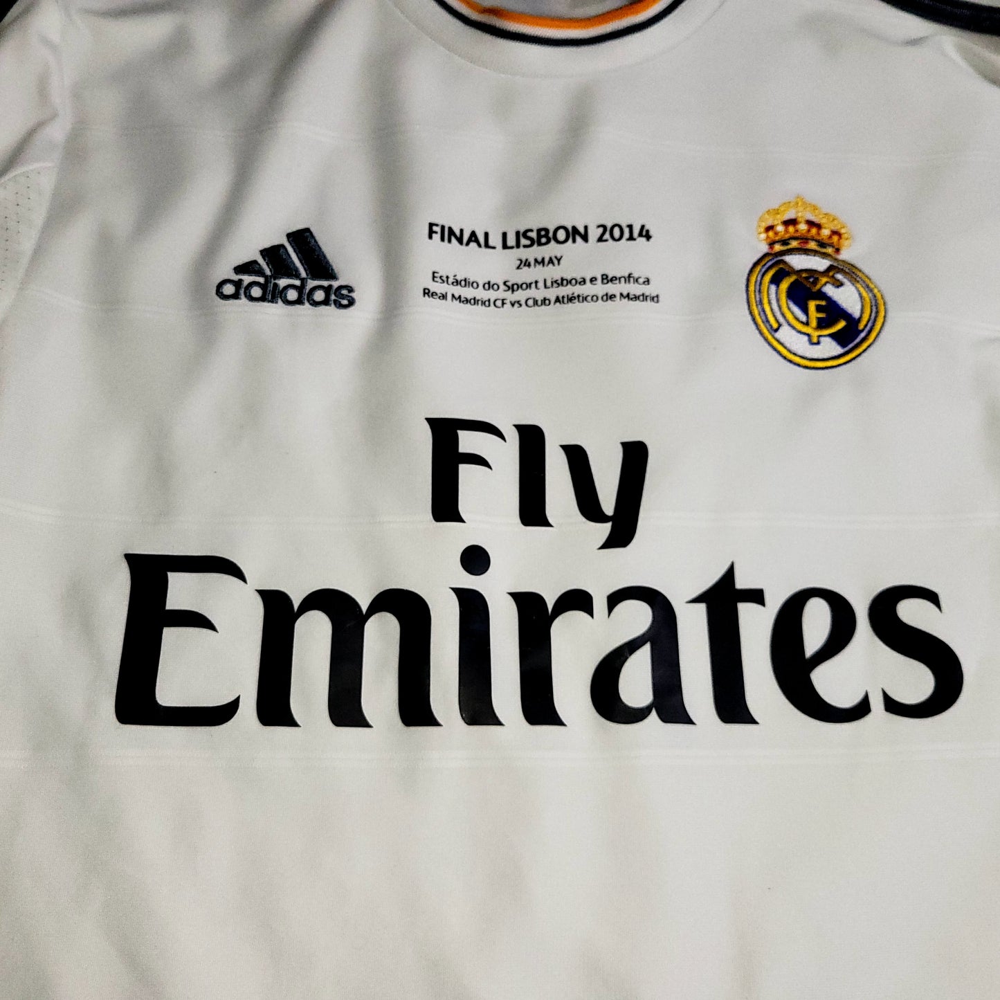 Cristiano Ronaldo Real Madrid UEFA FINAL 2013 2014 Soccer Jersey Shirt M SKU# G81098