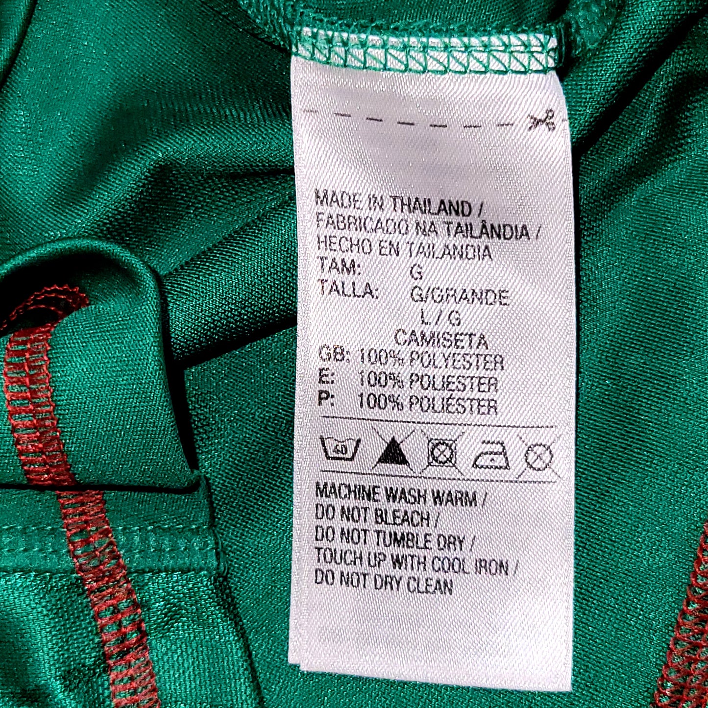 Blanco Mexico 2010 WORLD CUP Home Long Sleeve Soccer Jersey Shirt L SKU# P41409