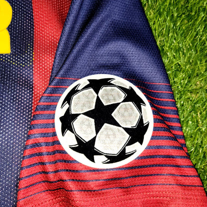 Neymar Barcelona 2013 2014 PLAYER ISSUE UEFA Soccer Jersey Shirt M SKU# 532821-412