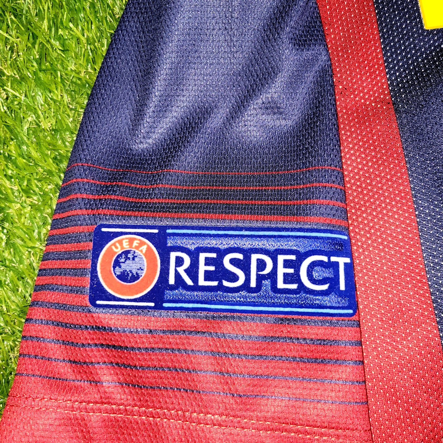 Neymar Barcelona 2013 2014 PLAYER ISSUE UEFA Soccer Jersey Shirt M SKU# 532821-412
