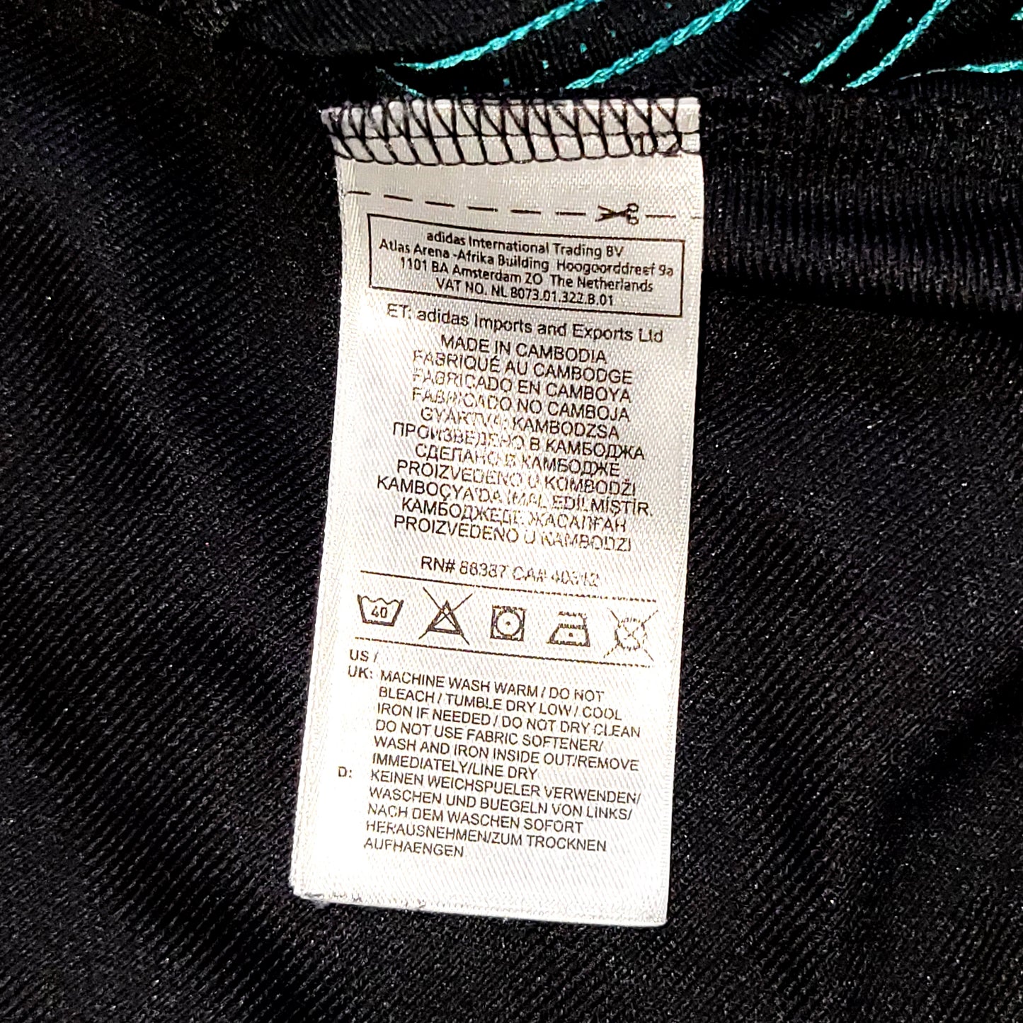 Cristiano Ronaldo Real Madrid 2017 2018 UEFA Away Soccer Jersey Shirt XL SKU# BR3543