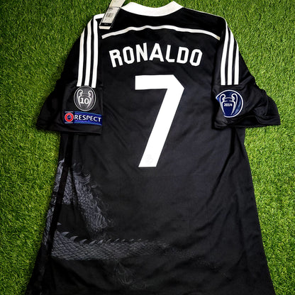 Cristiano Ronaldo Real Madrid 2014 2015 Yamamoto Dragon Y-3 UEFA Third Soccer Jersey Shirt BNWT L SKU# F49264