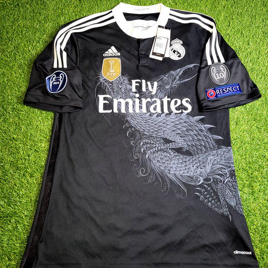 Cristiano Ronaldo Real Madrid 2014 2015 Yamamoto Dragon Y-3 UEFA Third Soccer Jersey Shirt BNWT L SKU# F49264