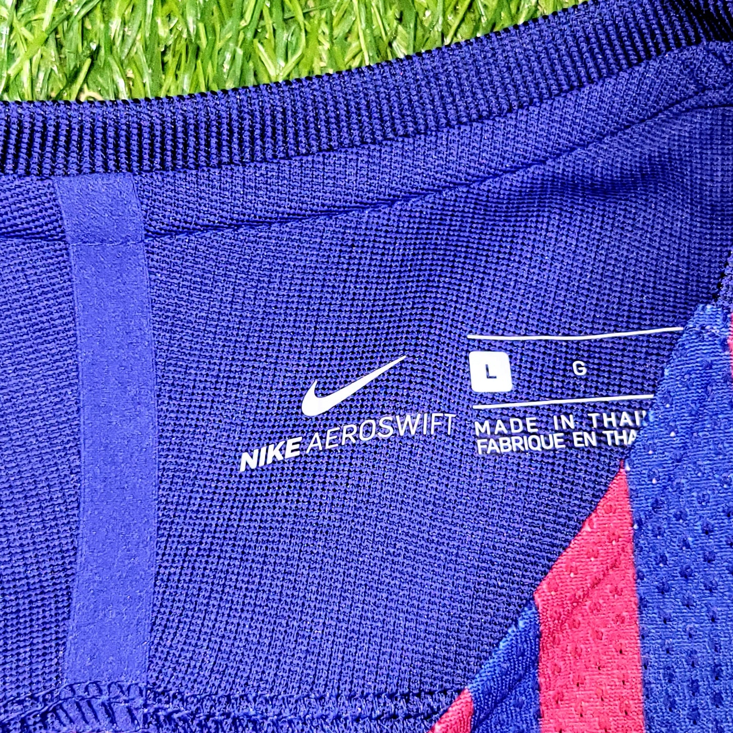 Messi Barcelona 2017 2018 Home PLAYER ISSUE COPA DEL REY FINAL Soccer Jersey Shirt BNWT L SKU# 847190-457
