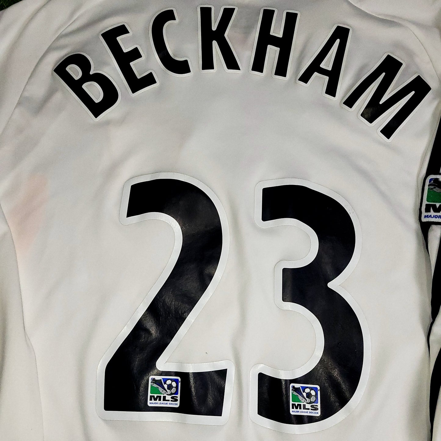 Beckham LA Galaxy DEBUT Player Issue Long Sleeve 2007 2008 Soccer Jersey Shirt M SKU# 222968