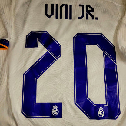Vinicius Jr Real Madrid PLAYER ISSUE 2021 2022 Soccer Jersey Shirt L SKU# GQ1360