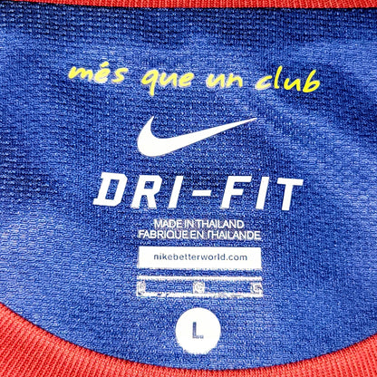 Messi Barcelona 2011 2012 Long Sleeve Soccer Jersey Shirt L SKU# 419878-486