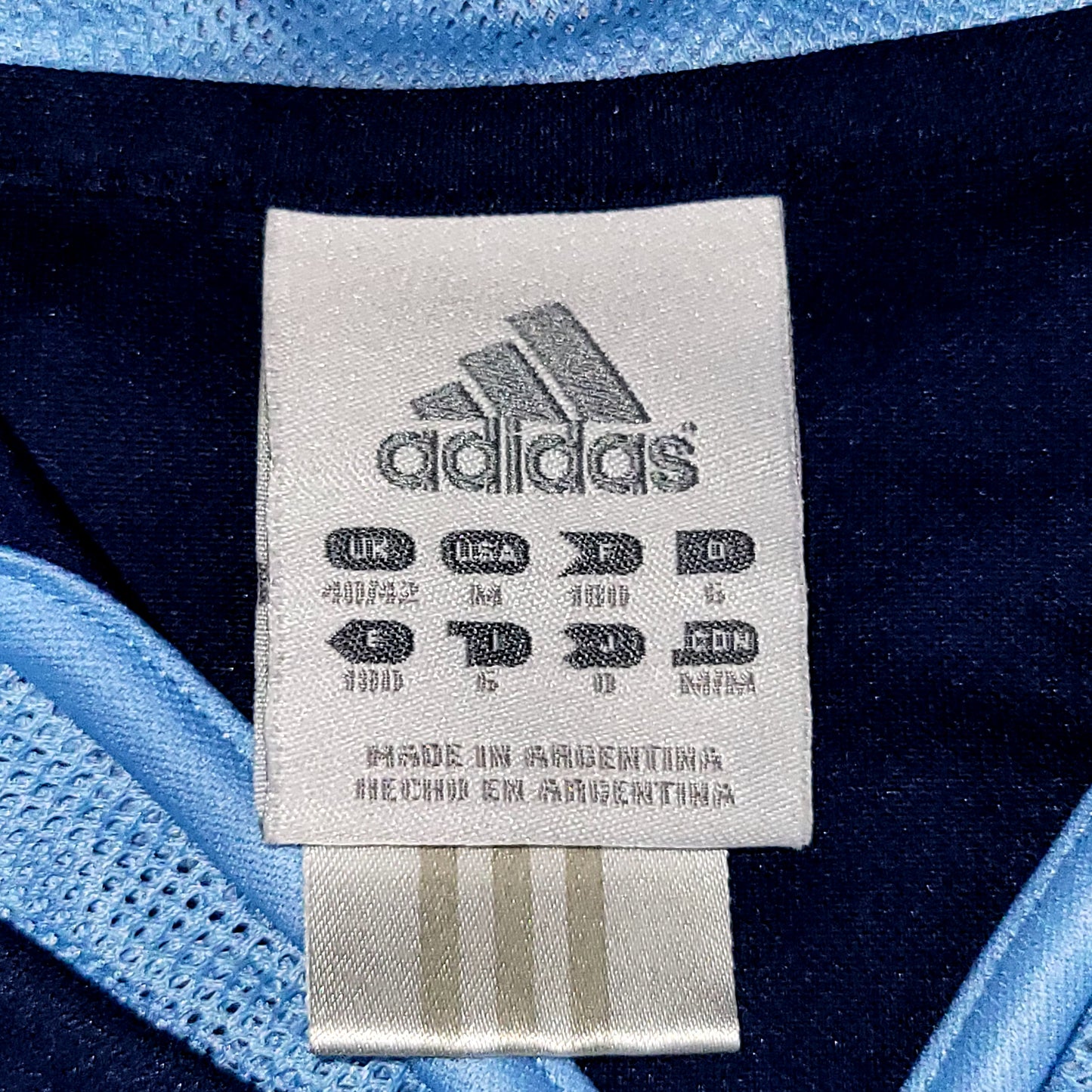Messi Argentina 2004 2005 DEBUT Away Soccer Jersey Shirt M