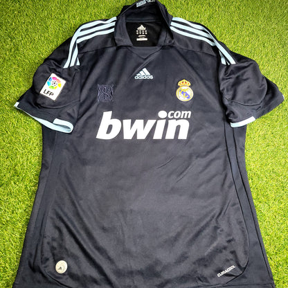 Ramos Real Madrid 2009 2010 Away Soccer Jersey Shirt L SKU# E84339