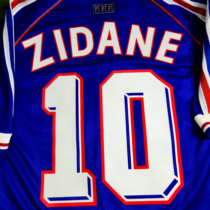 Zidane France 1998 WORLD CUP FINAL Soccer Jersey Shirt M