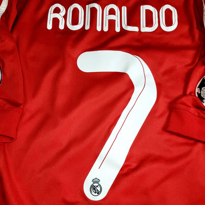 Cristiano Ronaldo Real Madrid UEFA 2011 2012 Third Soccer Jersey Shirt L SKU# V13597