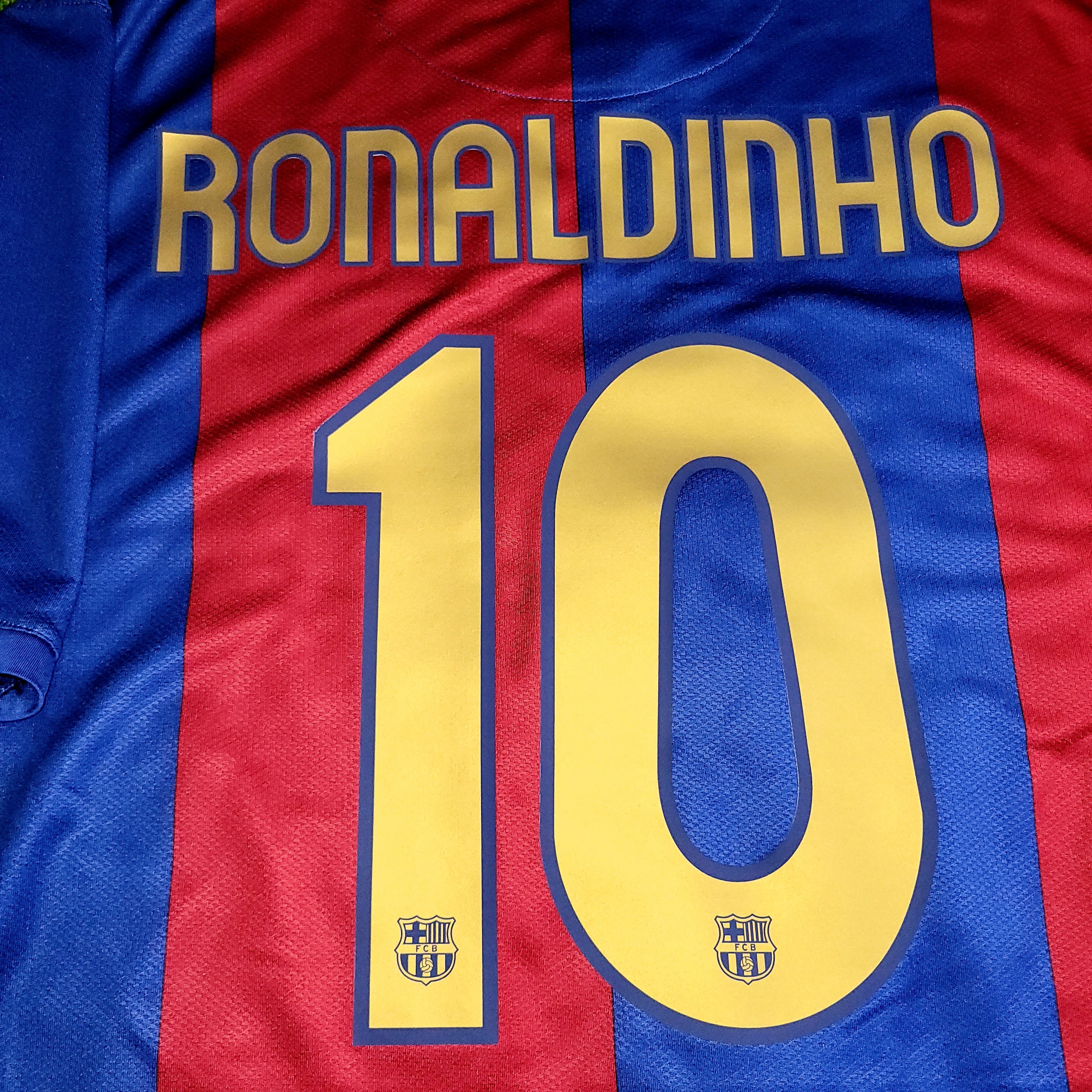 Ronaldinho Barcelona 2006 2007 Soccer Jersey Shirt XXL SKU