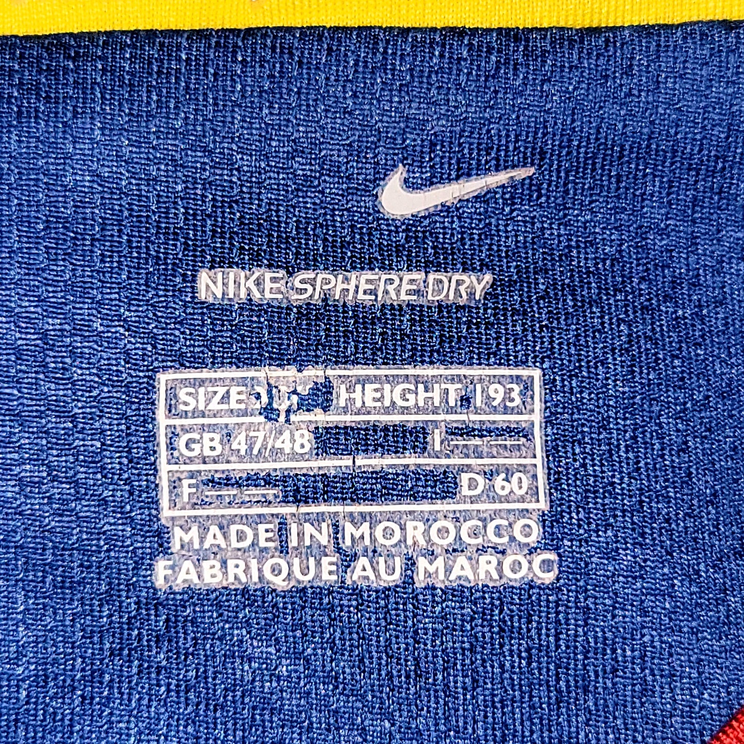 Ronaldinho Barcelona 2006 2007 Soccer Jersey Shirt XXL SKU# F6AOM 146980