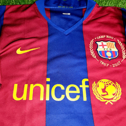 Marquez Barcelona Anniversary Home 2007 2008 Soccer Jersey Shirt M SKU# 237741-655