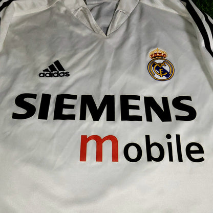 Ronaldo Real Madrid 2004 2005 UEFA Soccer Jersey Shirt L SKU# 367842