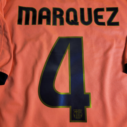 Marquez Barcelona 2009 2010 Away Soccer Jersey Shirt XL SKU# 355020-870