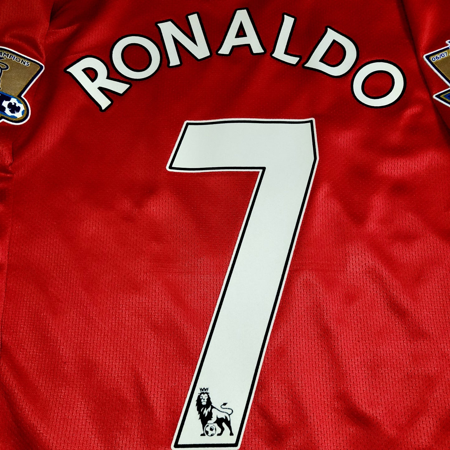 Cristiano Ronaldo Manchester United 2007 2008 Home Long Sleeve Soccer Jersey Shirt L SKU# 237925-666
