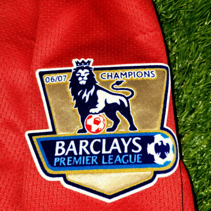 Cristiano Ronaldo Manchester United 2007 2008 Home Long Sleeve Soccer Jersey Shirt L SKU# 237925-666