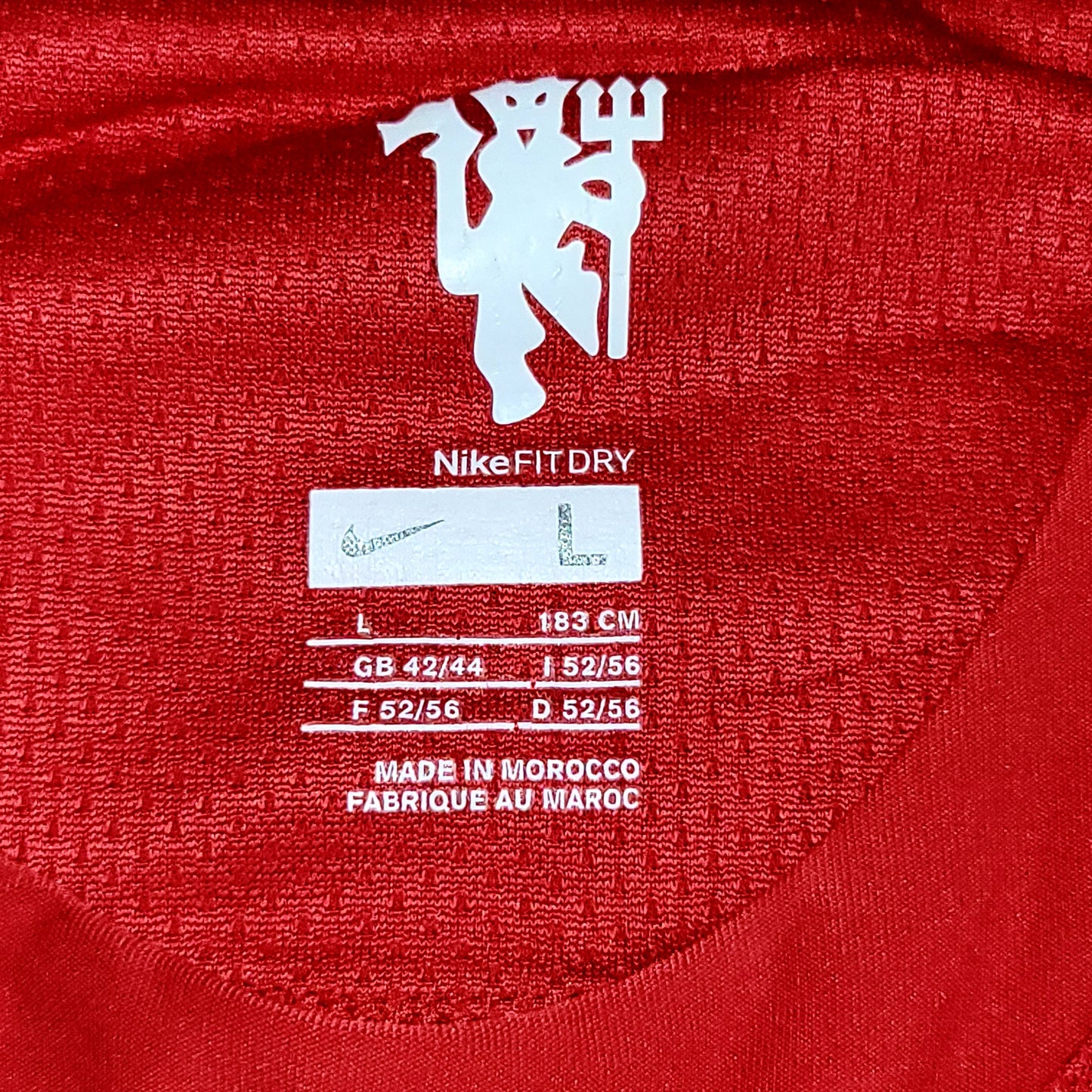 Cristiano Ronaldo Manchester United 2007 2008 Home Long Sleeve Soccer Jersey Shirt L SKU# 237925-666