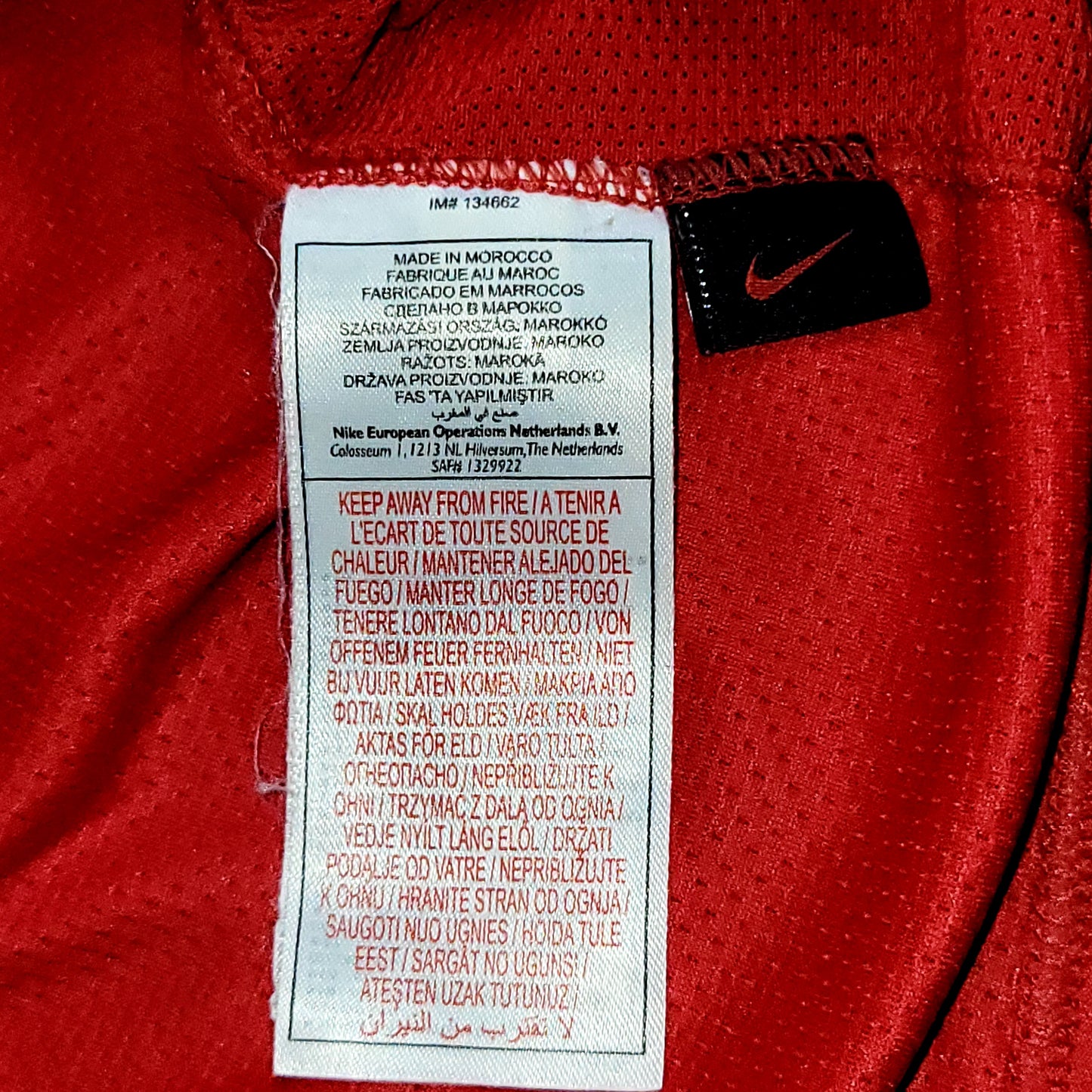 Cristiano Ronaldo Manchester United 2007 2008 Home Long Sleeve Soccer Jersey Shirt L SKU# 237925-666