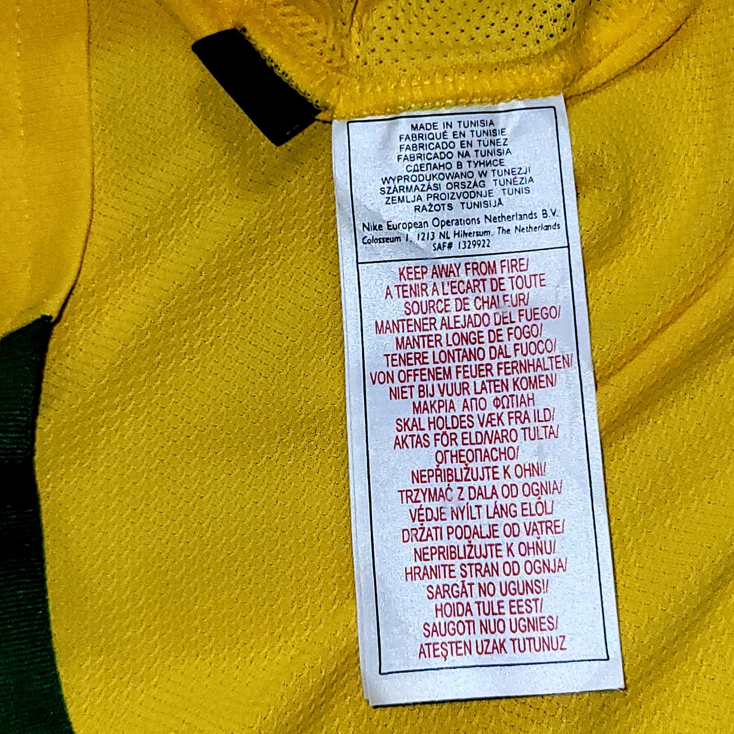 Ronaldinho Brazil 2006 World Cup Home Soccer Jersey Shirt BNWT L SKU# 103889