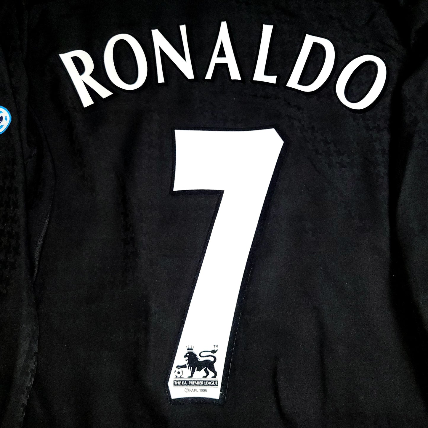 Cristiano Ronaldo Manchester United 2004 2005 Away STAND UP SPEAK UP Soccer Jersey Shirt XL SKU# 112678