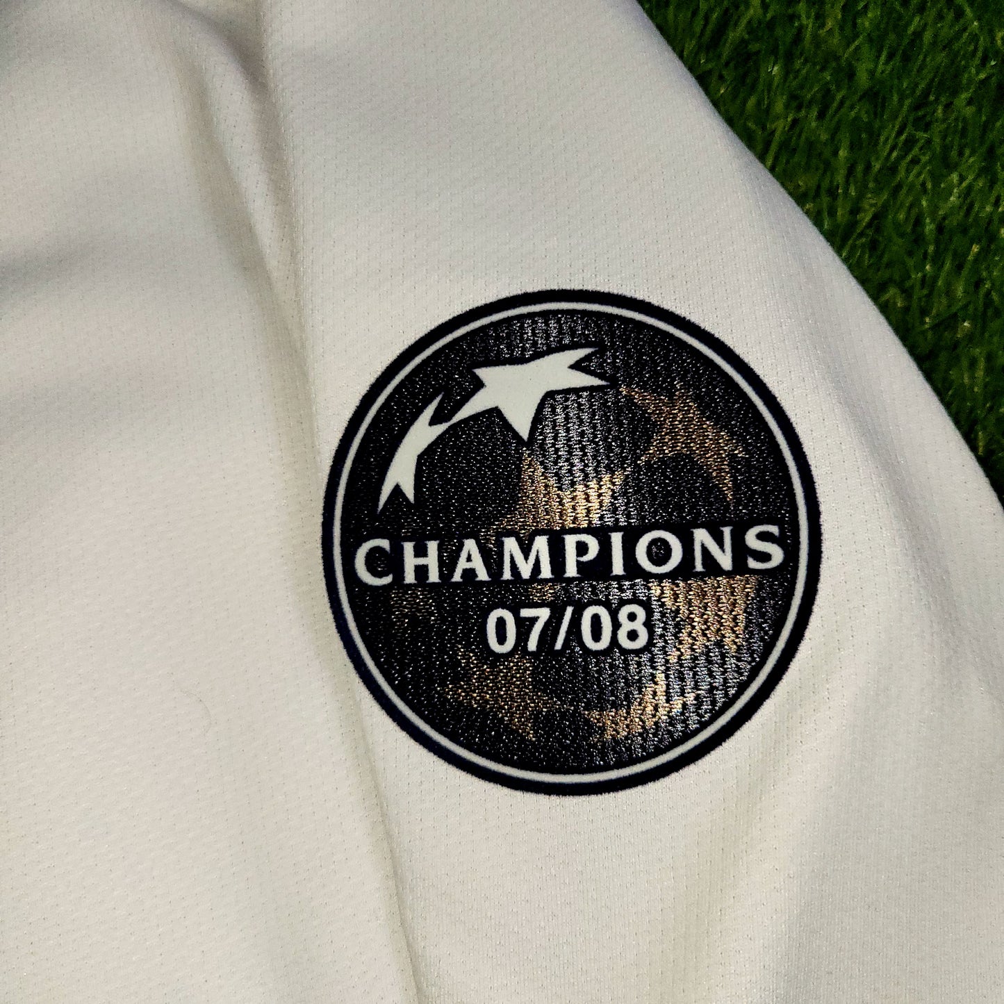 Cristiano Ronaldo Manchester United UEFA FINAL 2008 2009 Away Long Sleeve Soccer Jersey Shirt L SKU# 287613-105