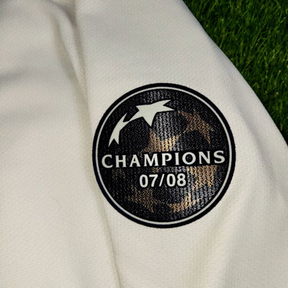 Cristiano Ronaldo Manchester United UEFA FINAL 2008 2009 Away Long Sleeve Soccer Jersey Shirt L SKU# 287613-105