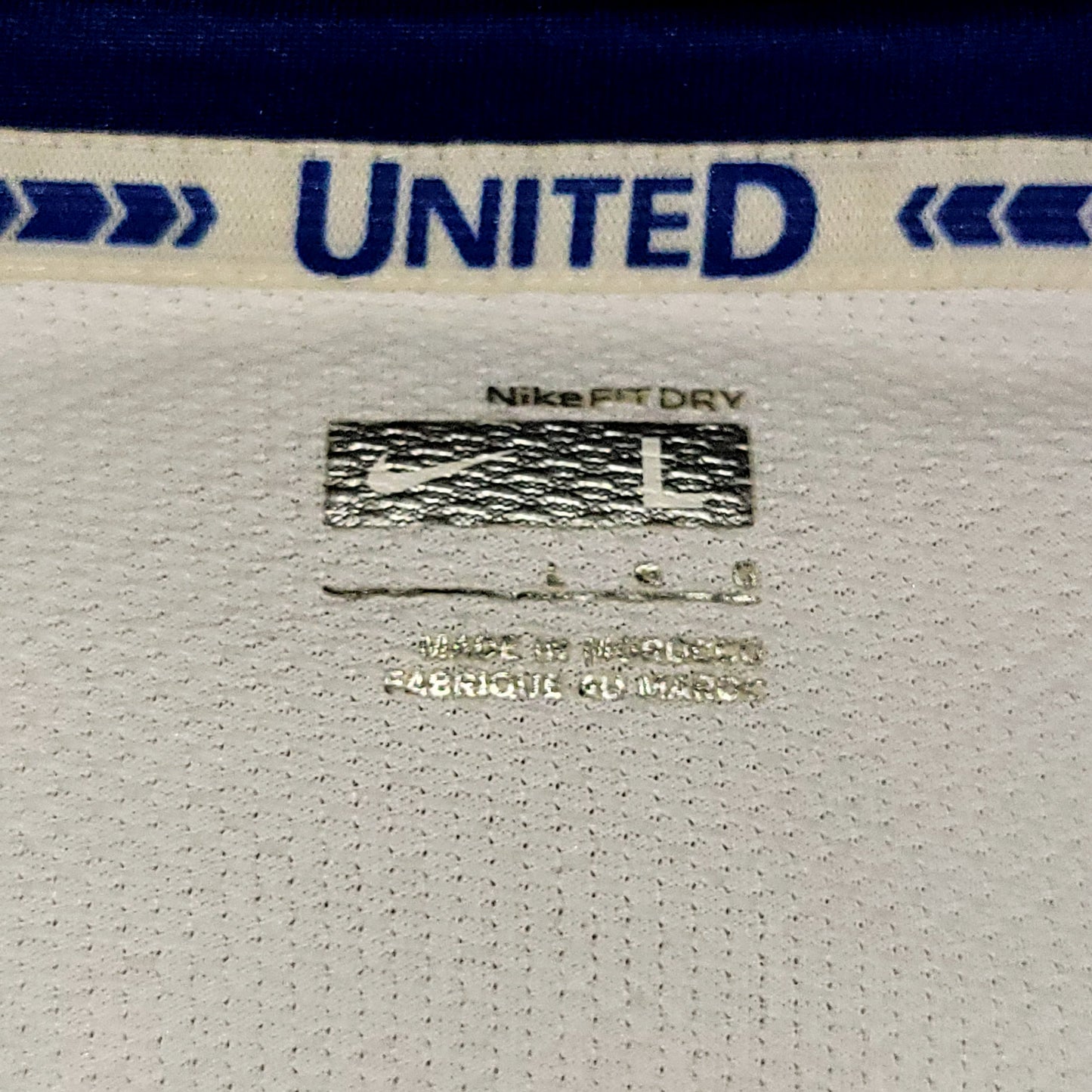 Cristiano Ronaldo Manchester United UEFA FINAL 2008 2009 Away Long Sleeve Soccer Jersey Shirt L SKU# 287613-105