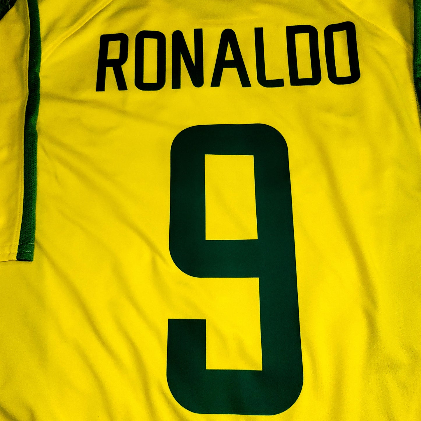 Ronaldo Brazil 2002 WORLD CUP Soccer Home Jersey Shirt M