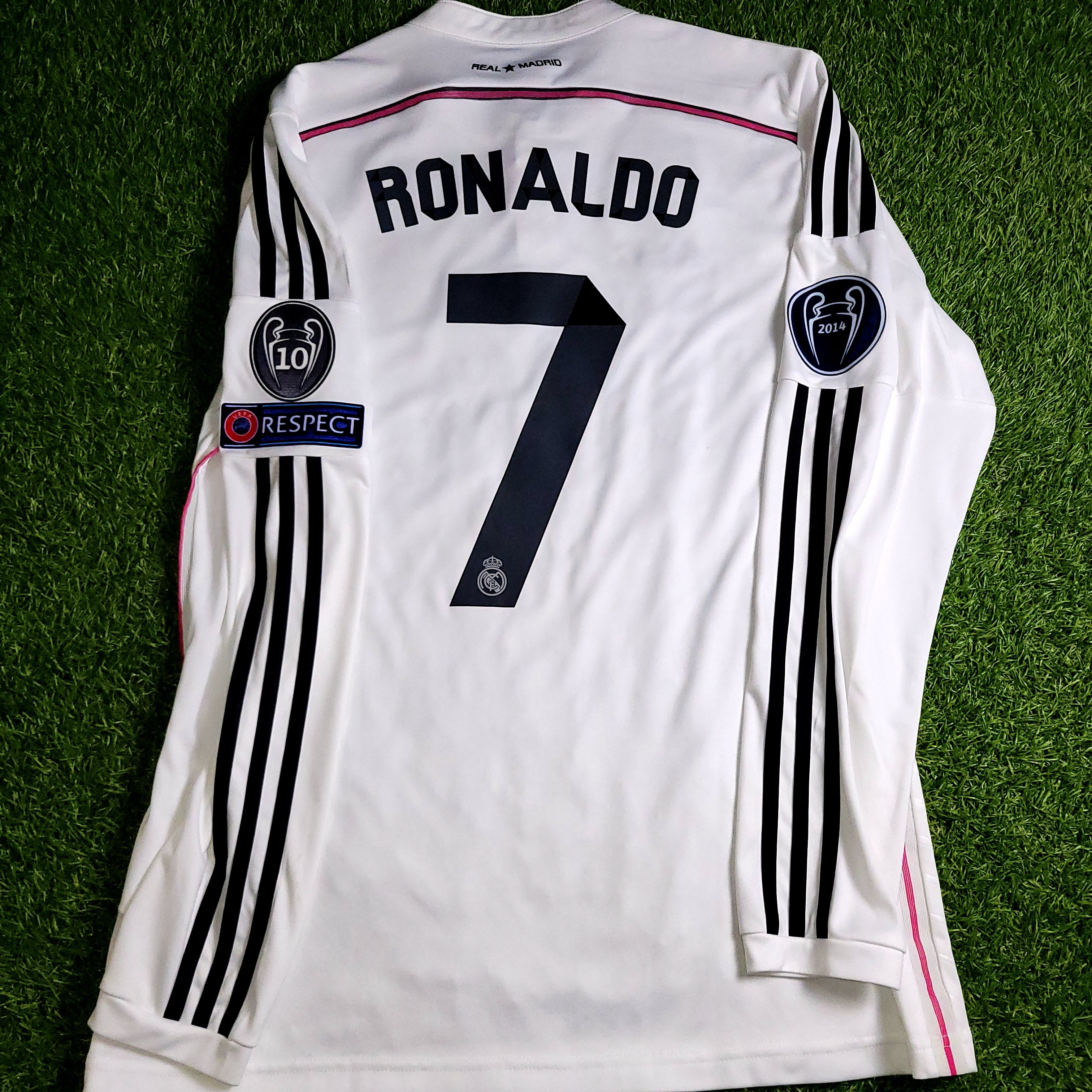 Cristiano Ronaldo Real Madrid 2014 2015 Home Long Sleeve UEFA